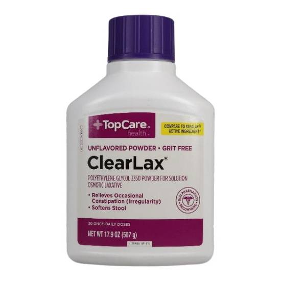 Topcare Clearlax Unflavored Polyethylene Glycol 3350 Powder