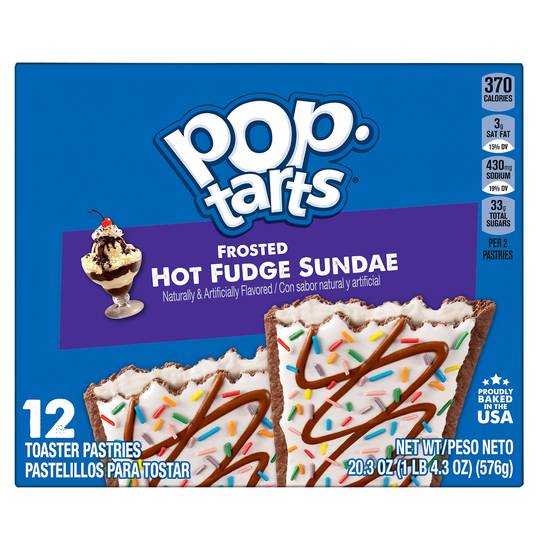 Pop-Tarts Hot Fudge Sundae Frosted Toaster ( 12 ct)