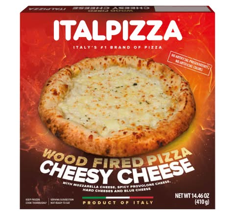 Italpizza Wood Fired Pizza, Cheesy Cheese (14.46 oz)