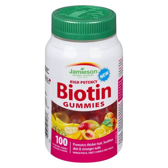 Jamieson High Potency Biotin Gummies (100 units)