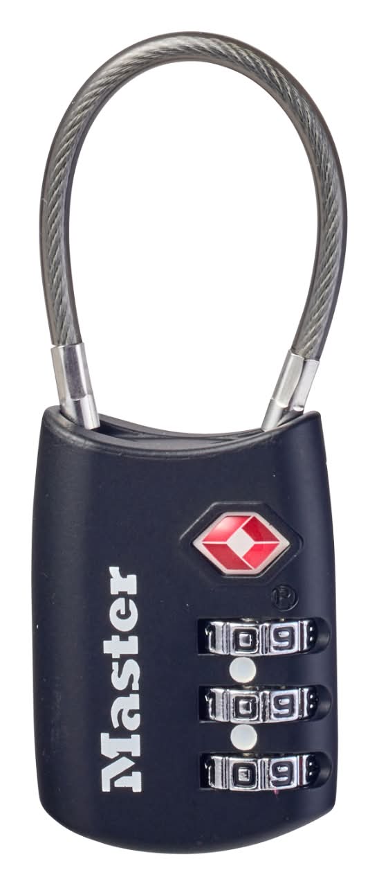 Master Lock Wire Cable Combination TSA Luggage Lock