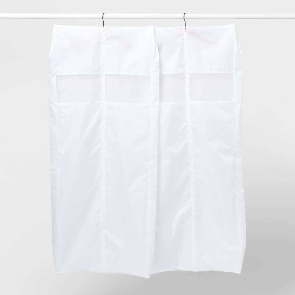 Brightroom Lightweight Folded Garment Bag, 60 in, Off White (2 ct)