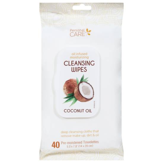 Personal Care Coconut Oil Cleansing Wipes