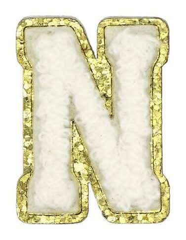 1.5" White Chenille Patch By Make Market