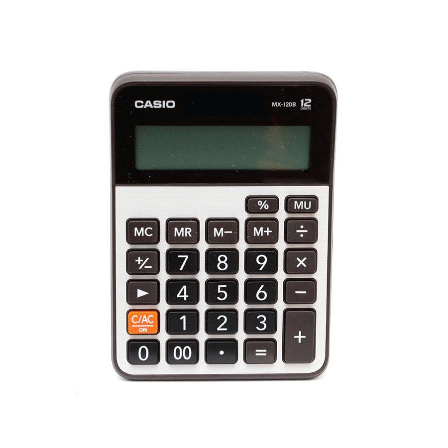 Casio calculadora básica mx-120b (blister 1 pieza)