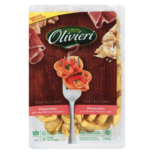 Olivieri prosciutto-fromage parmesan - prosciutto & parmesan tortelloni (600 g)