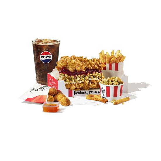 Festive Double Down Box Meal