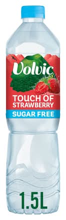 Volvic Strawberry, Touch Of Fruit Sugar Free Still Flavoured Water (1.5L)