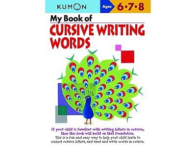 Assorted Publishers My Book Of Cursive Writing Words Printed Book 6 To 8 Age 80 Pages