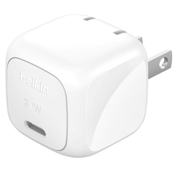 Belkin BoostCharge USB-C Wall Charger For iPhone/Samsung/Google, White