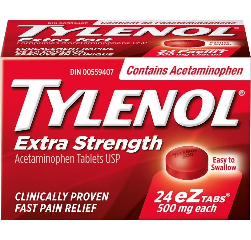 Tylenol Tylenol Extra Strength 500mg 24-Count
