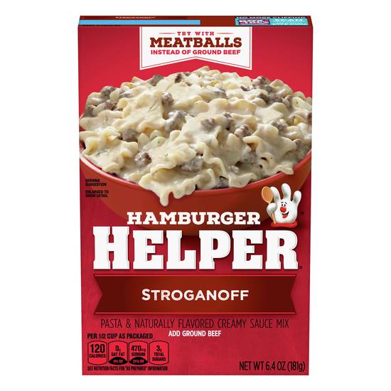 Hamburger Helper Stroganoff Pasta and Creamy Sauce Mix