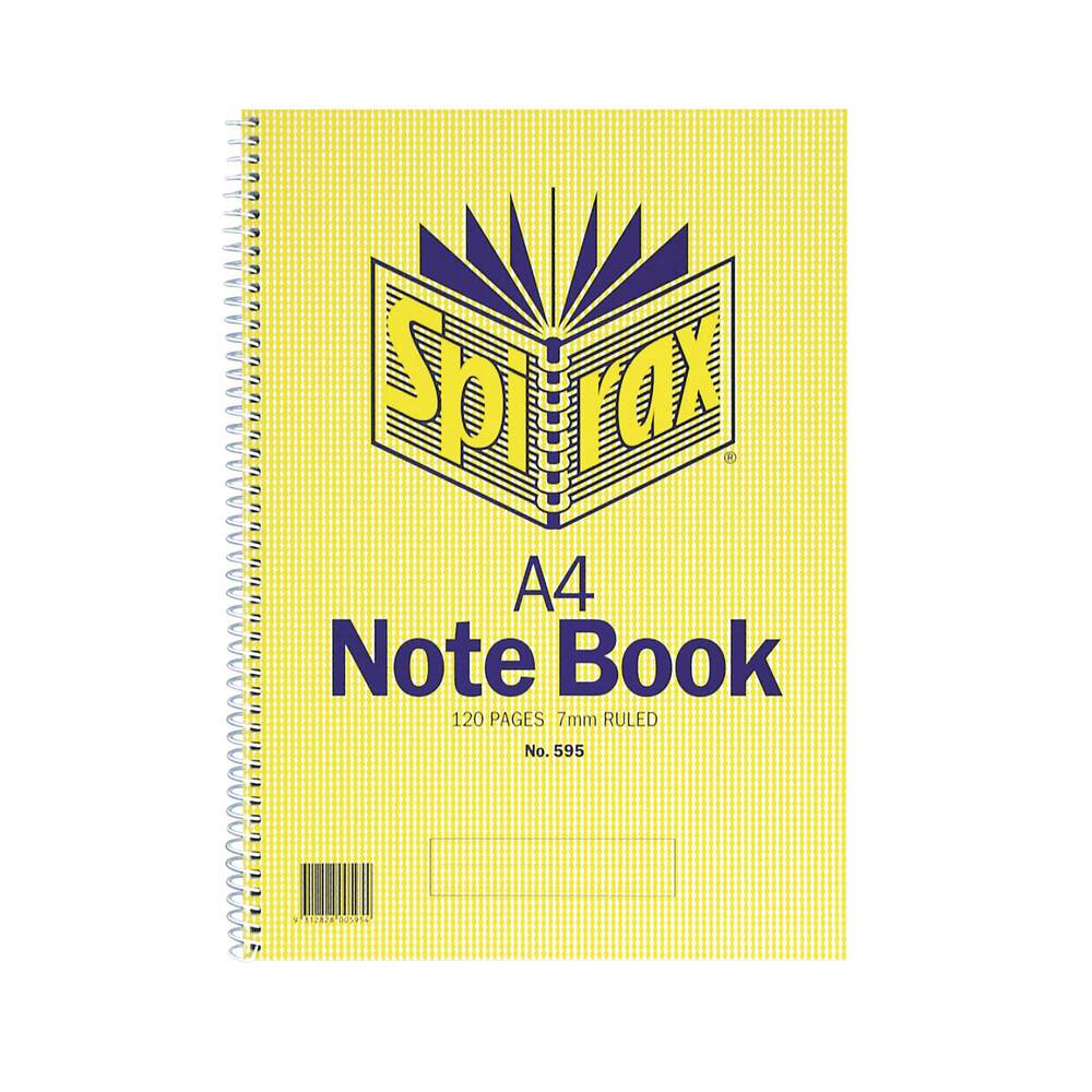 Spirax A4 Note Book