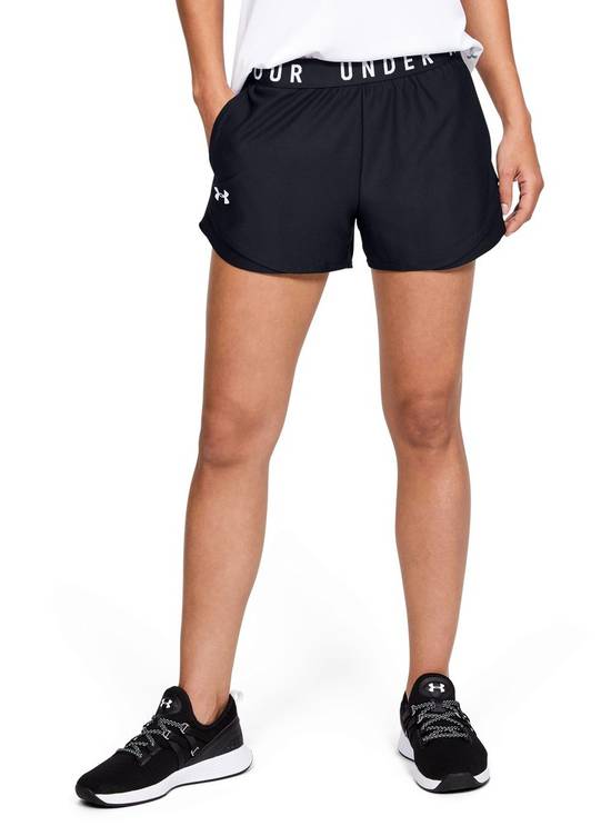 Under armour short negro play up twist mujer (color: negro. talla: m), Delivery Near You