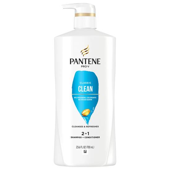 Pantene Classic Clean Shampoo + Conditioner (23.6 fl oz)