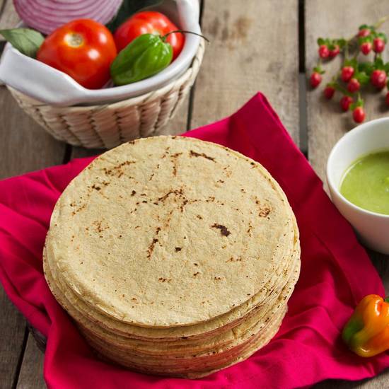 Tortillas de maíz amarillo (unidad: 1 kg aprox)