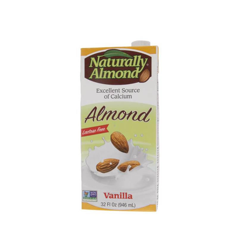 Naturally american leche de almendra sabor vainilla (cartón 946 ml)