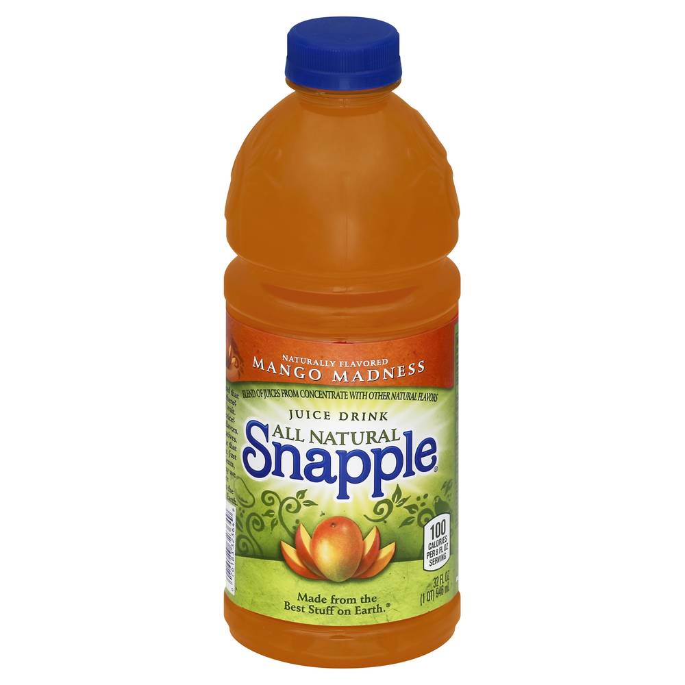 Snapple All Natural Fruit Juice (32 fl oz) (mango)