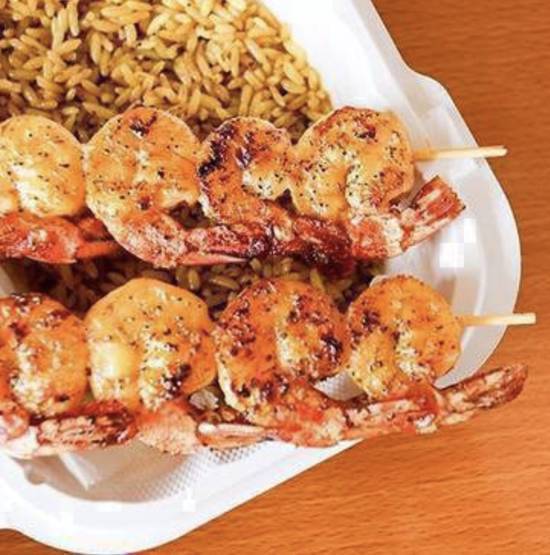 10 Pieces Grilled Shrimp Combo Special