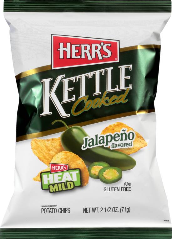 Herr's Kettle Cooked Jalapeno Potato Chips