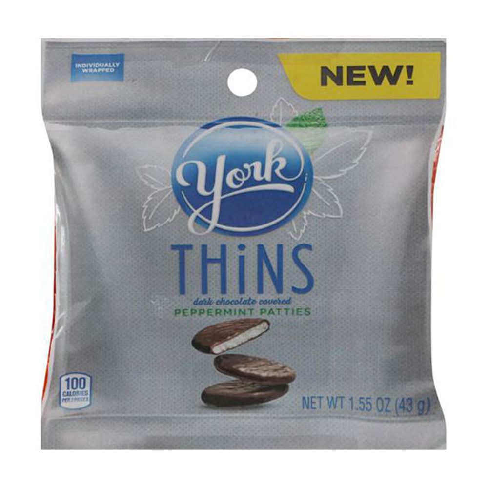 York Dark Chocolate Covered Peppermint Patties (1.55 oz)