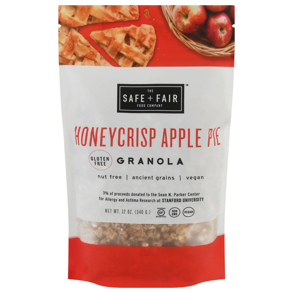 The Safe + Fair Food Company Honey Crisp Apple Pie Granola (12 oz)