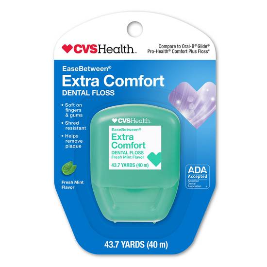 CVS Health Extra Comfort Dental Floss Fresh Mint Flavor