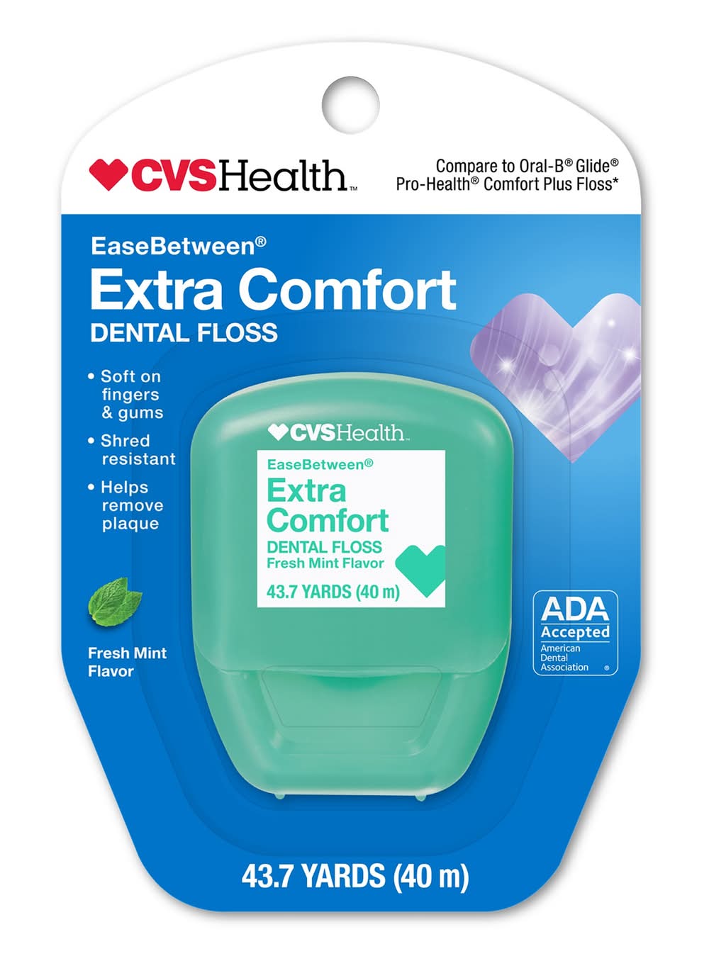 CVS Pharmacy Extra Comfort Dental Floss, Fresh Mint