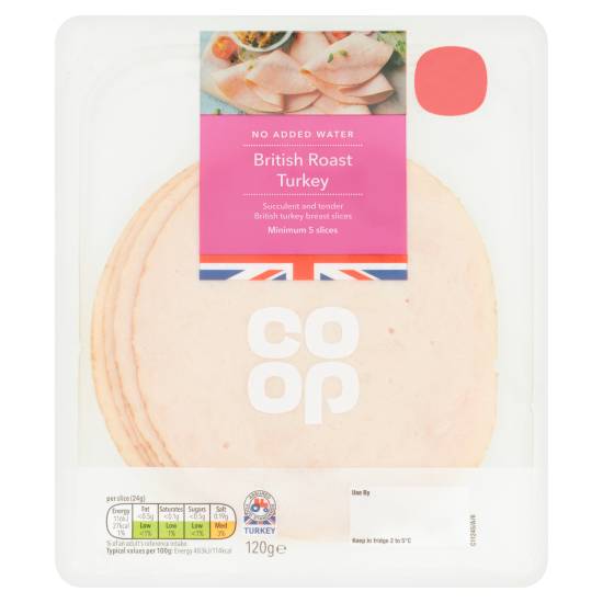 Co-op British Roast Turkey (120g)