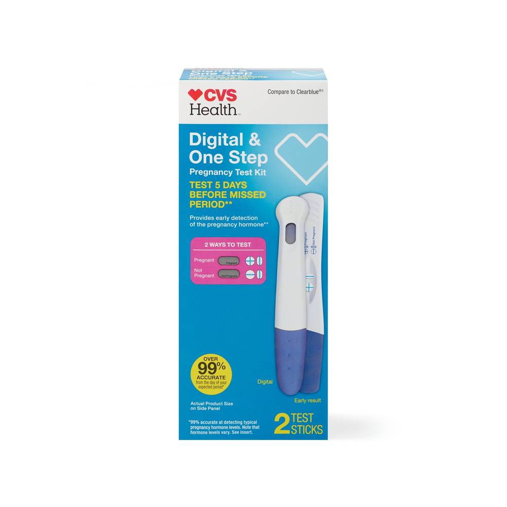 CVS Health Digital & Analog Pregnancy Test