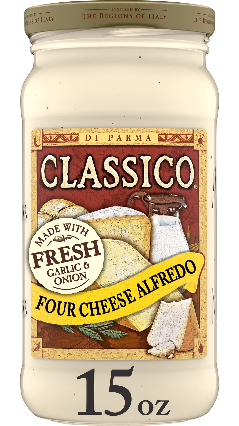 Classico Four Cheese Alfredo Pasta Sauce (15 oz)