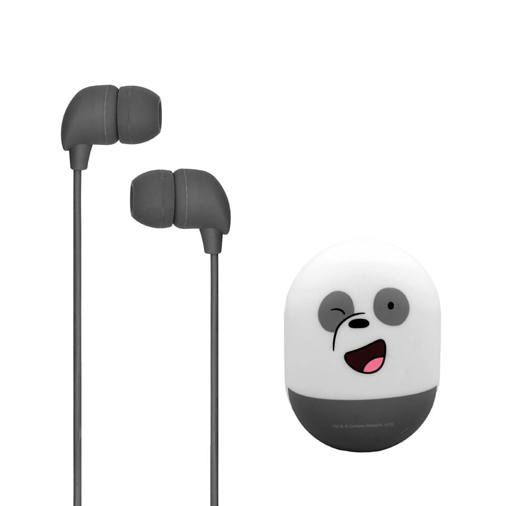 Miniso · Audífonos alámbricos panda negros