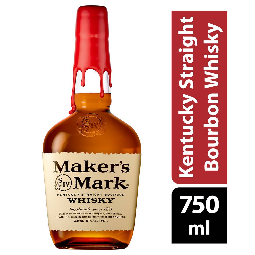 Maker's Mark Kentucky Straight Bourbon Whisky (750 ml)