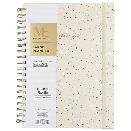 Modern Expressions 18 Month Planner n/a, n/a, 8.07x1.97x10.43in - 1.0 EA
