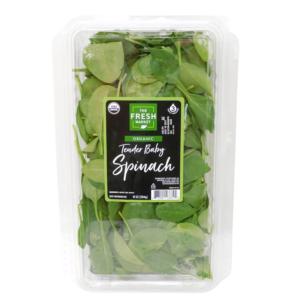 The Fresh Market Organic Spinach Salad