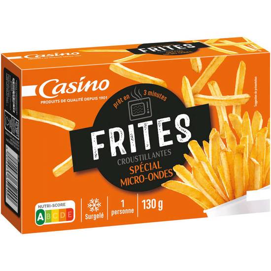 CASINO - Easy frit' - Frites - Micro onde - 130g
