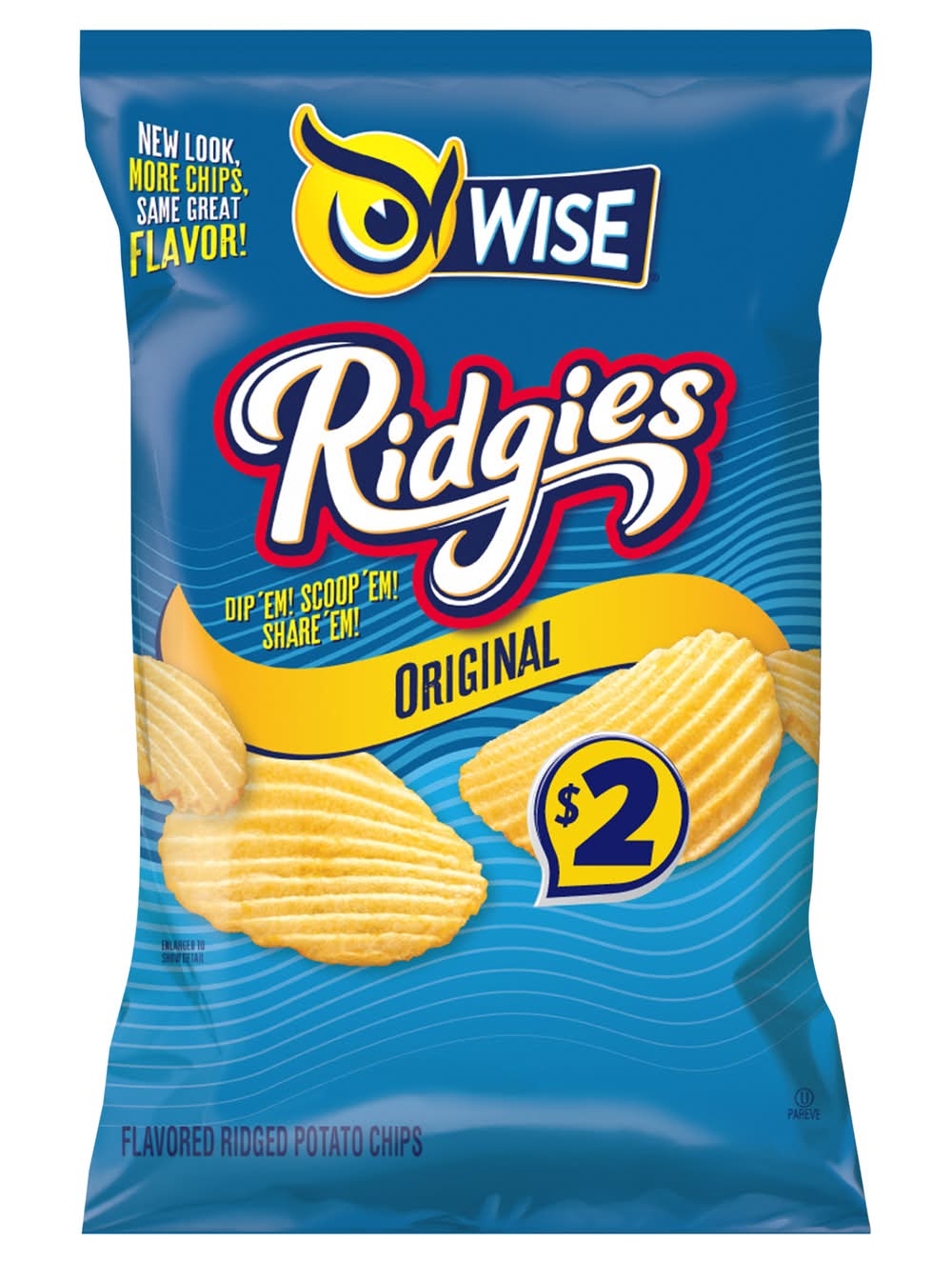 Wise Original Ridgies Potato Chips (3 oz)