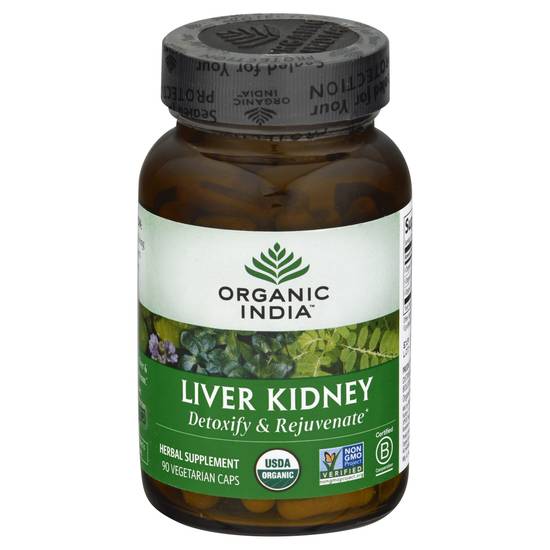 Organic India Liver Kidney Supplement (90 capsules)