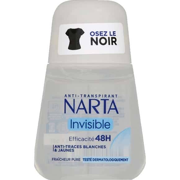 Narta - Déodorant invisible noir 48h (50ml)