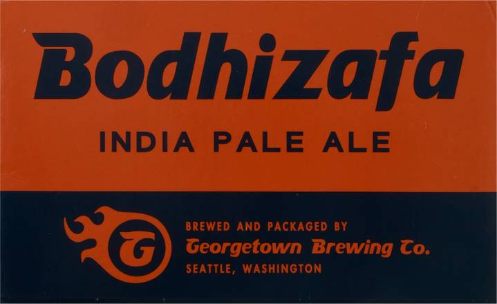 Georgetown Brewing Bodhizafa Domestic India Pale Ale Beer (6 pack, 12 fl oz)