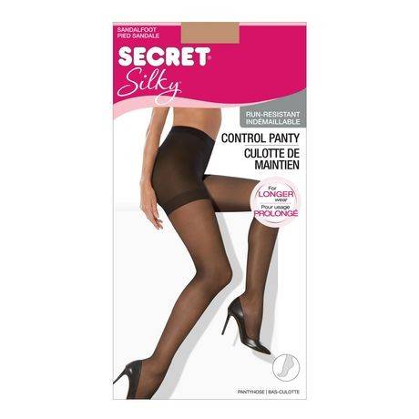 Secret Silky Run-Resistant Control Pantyhose (1 pair)