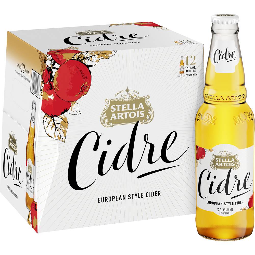 Stella Artois European Style Hard Cider (12 pack, 12 fl oz)