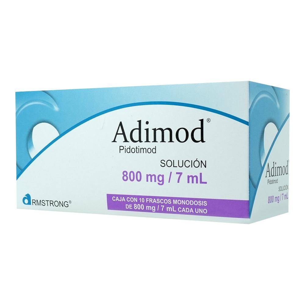 Armstrong adimod pidotimod solución 800 mg/7 ml (10 piezas)
