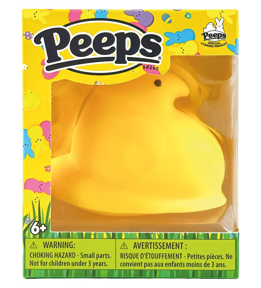 Peeps Chick Squishy Toy Ages 6+, Yellow