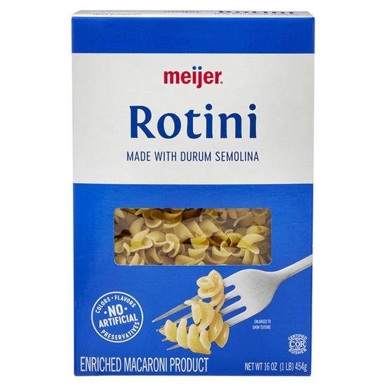 Meijer Pasta Rotini, 16 oz