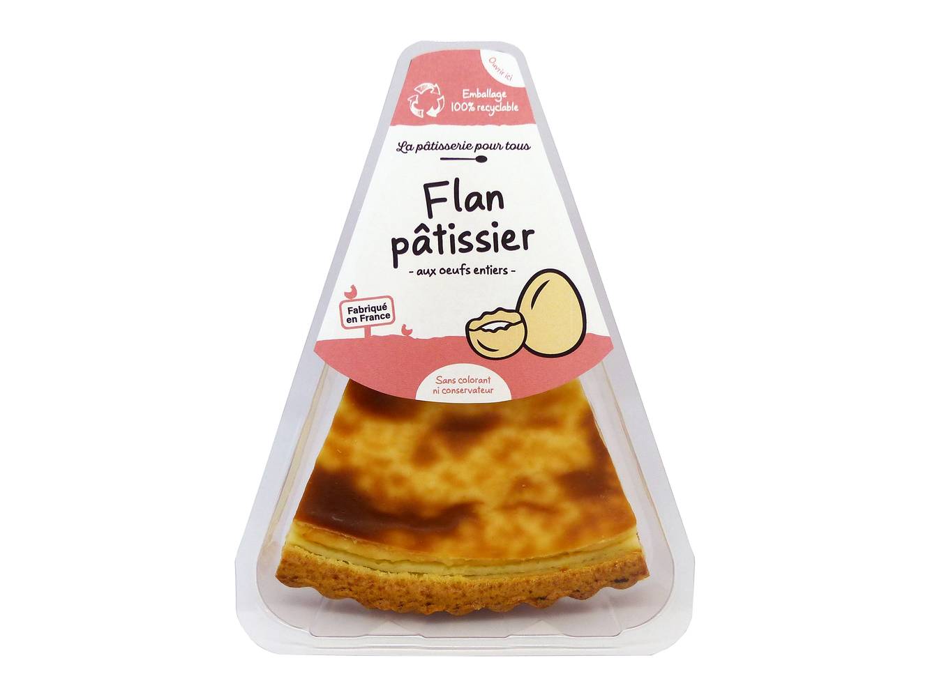 Hafner - Part flan nature pâtissier (140g)