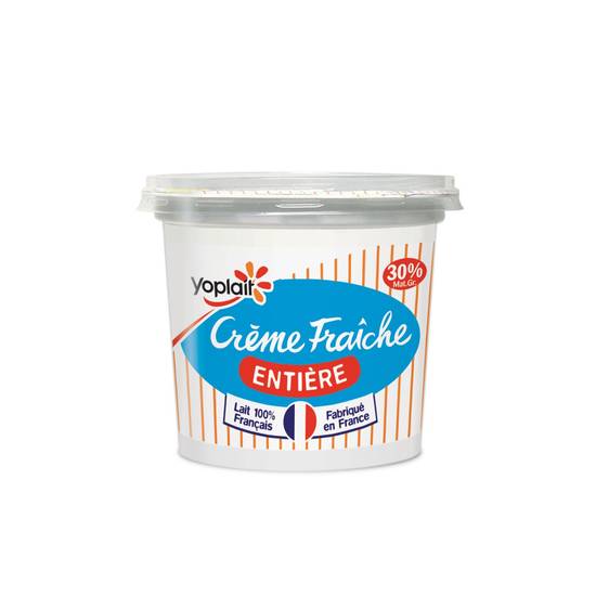 Crème Fraîche Entière 30% Mg YOPLAIT - Le pot de 99,5g