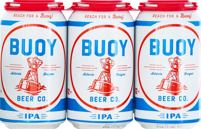 Buoy Beer Co. Ipa Beer (6 ct, 12 fl oz)
