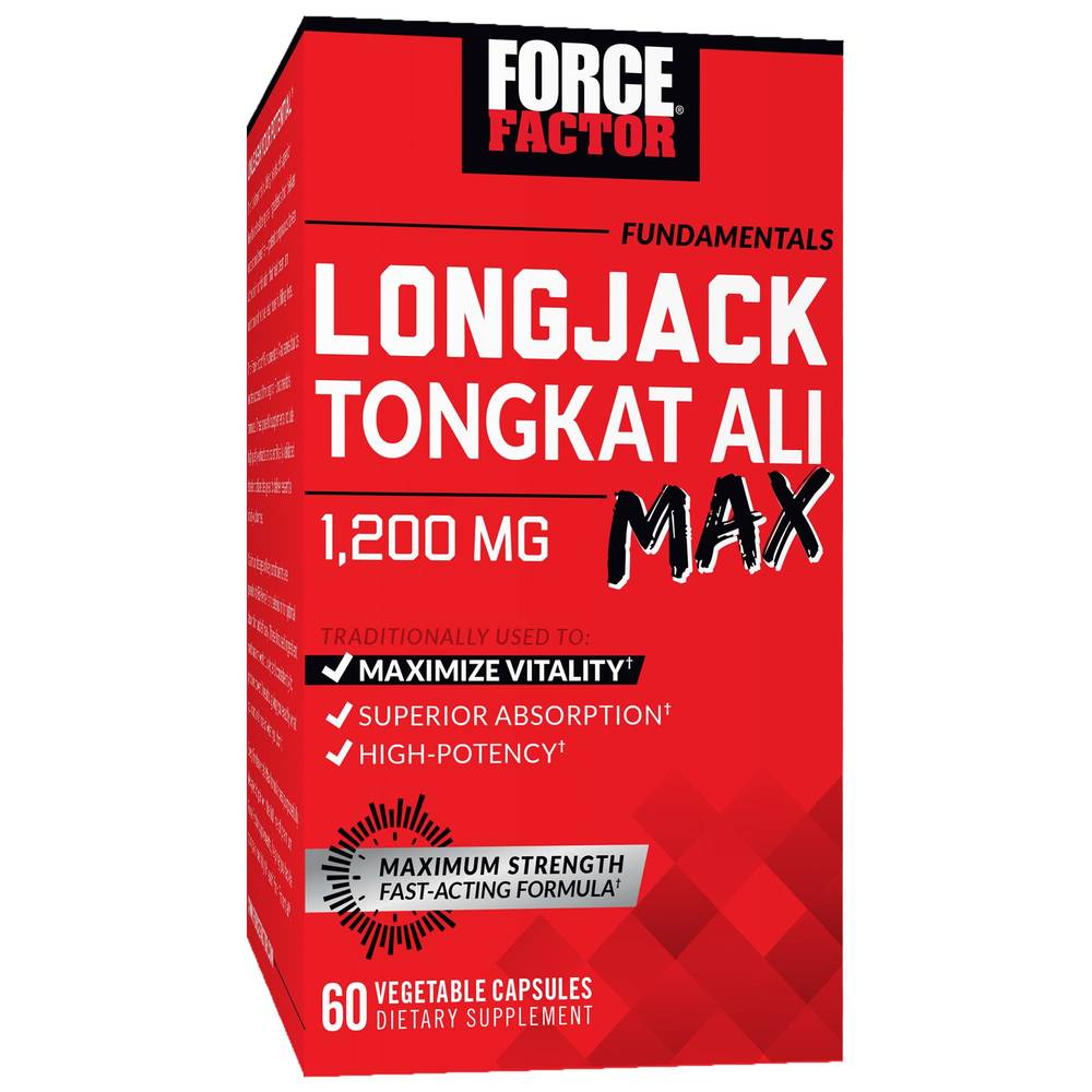 Force Factor Longjack 1200 mg Max Capsules (60 ct)