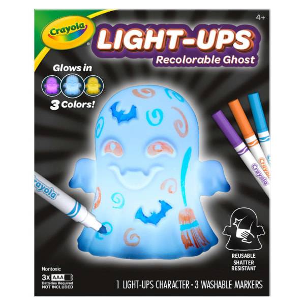 Crayola Light-Ups - Light Up Ghosts, Reusable Coloring Toy, Glow in The Dark